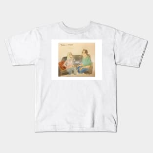 Trouble at the bank Kids T-Shirt